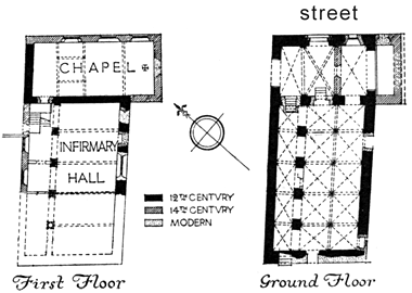 Eastbridge Hospital, floorplan