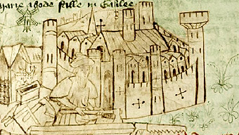 idealized image of a town