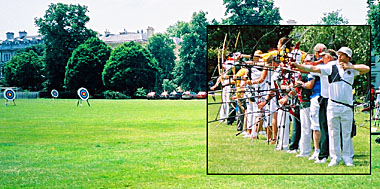 archery practice - modern