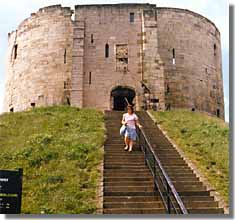 Clifford's Tower, entrance; photo &copy; S.Alsford