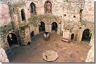 Clifford's Tower, interior; photo &copy; S.Alsford