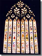 West window of the nave (1338); photo &copy; S.Alsford
