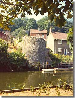 Boom tower by the Wensum; photo &copy; S.Alsford