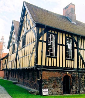 exterior of the Merchant Adventurers hall