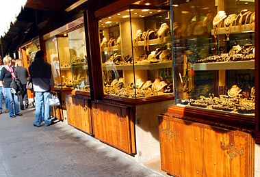jewellers' shops in Florence