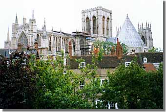 Minster viewed from the walls; photo © S.Alsford