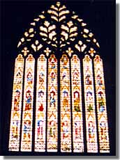 West window of the nave (1338); photo © S.Alsford