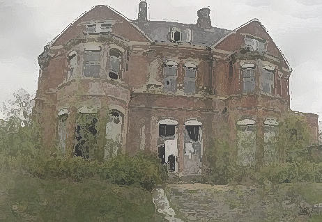 derelict mansion