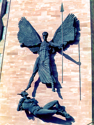 St. Michael's Victory over the Devil, by Sir Jacob Epstein