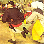 detail from The Peasant Dance