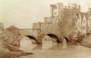 Bishop's Bridge, with gateway
