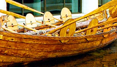 shields on long ship