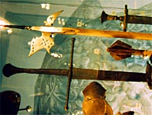 Medieval weapons; photo © S. Alsford