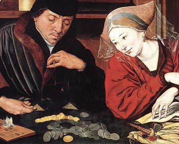 The money-changer and his wife