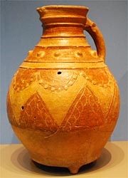 tripod pitcher, British Museum